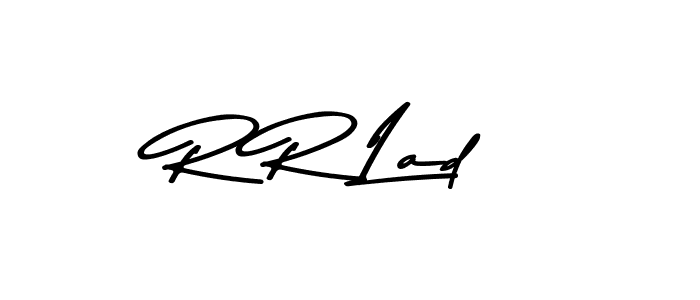 Asem Kandis PERSONAL USE is a professional signature style that is perfect for those who want to add a touch of class to their signature. It is also a great choice for those who want to make their signature more unique. Get R R Lad name to fancy signature for free. R R Lad signature style 9 images and pictures png