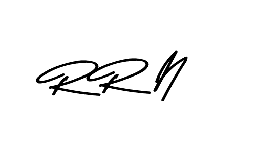 Create a beautiful signature design for name R R N. With this signature (Asem Kandis PERSONAL USE) fonts, you can make a handwritten signature for free. R R N signature style 9 images and pictures png