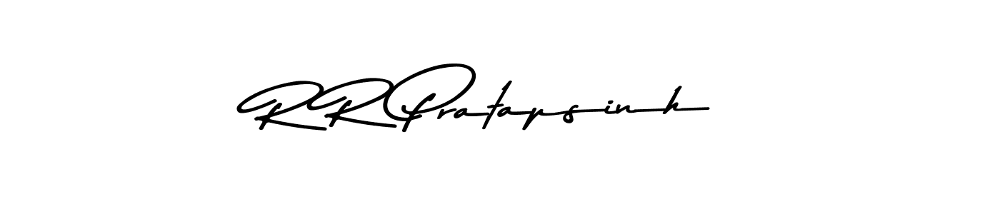 Make a beautiful signature design for name R R Pratapsinh. With this signature (Asem Kandis PERSONAL USE) style, you can create a handwritten signature for free. R R Pratapsinh signature style 9 images and pictures png