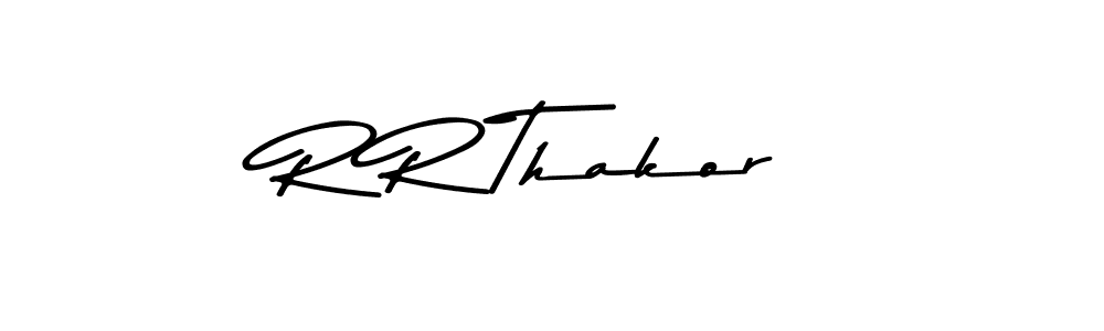 Use a signature maker to create a handwritten signature online. With this signature software, you can design (Asem Kandis PERSONAL USE) your own signature for name R R Thakor. R R Thakor signature style 9 images and pictures png