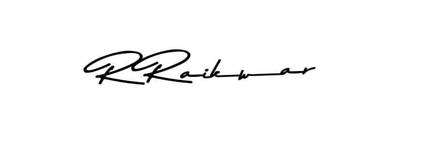 Make a beautiful signature design for name R Raikwar. Use this online signature maker to create a handwritten signature for free. R Raikwar signature style 9 images and pictures png