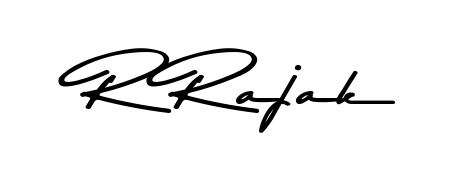It looks like you need a new signature style for name R Rajak. Design unique handwritten (Asem Kandis PERSONAL USE) signature with our free signature maker in just a few clicks. R Rajak signature style 9 images and pictures png