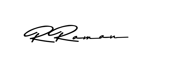 The best way (Asem Kandis PERSONAL USE) to make a short signature is to pick only two or three words in your name. The name R Raman include a total of six letters. For converting this name. R Raman signature style 9 images and pictures png