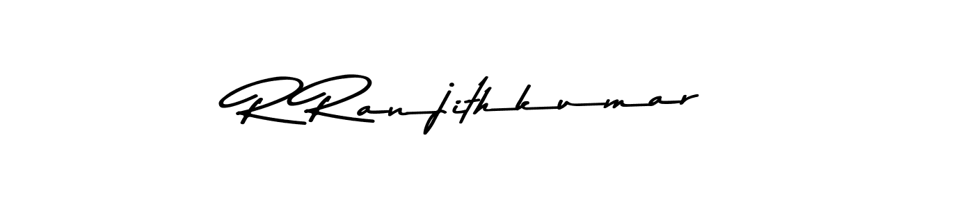 Use a signature maker to create a handwritten signature online. With this signature software, you can design (Asem Kandis PERSONAL USE) your own signature for name R Ranjithkumar. R Ranjithkumar signature style 9 images and pictures png