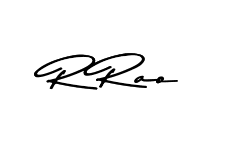 R Rao stylish signature style. Best Handwritten Sign (Asem Kandis PERSONAL USE) for my name. Handwritten Signature Collection Ideas for my name R Rao. R Rao signature style 9 images and pictures png