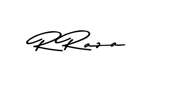 Make a beautiful signature design for name R Raza. With this signature (Asem Kandis PERSONAL USE) style, you can create a handwritten signature for free. R Raza signature style 9 images and pictures png