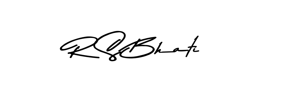 Use a signature maker to create a handwritten signature online. With this signature software, you can design (Asem Kandis PERSONAL USE) your own signature for name R S Bhati. R S Bhati signature style 9 images and pictures png