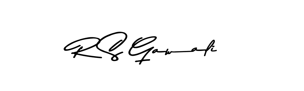 Asem Kandis PERSONAL USE is a professional signature style that is perfect for those who want to add a touch of class to their signature. It is also a great choice for those who want to make their signature more unique. Get R S Gawali name to fancy signature for free. R S Gawali signature style 9 images and pictures png