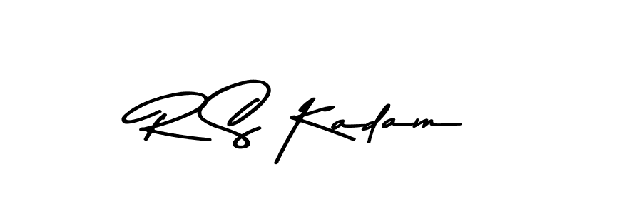 Design your own signature with our free online signature maker. With this signature software, you can create a handwritten (Asem Kandis PERSONAL USE) signature for name R S Kadam. R S Kadam signature style 9 images and pictures png