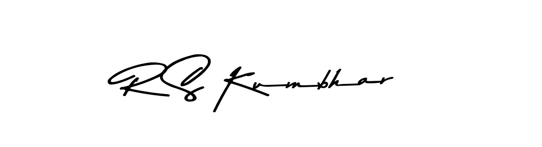 R S Kumbhar stylish signature style. Best Handwritten Sign (Asem Kandis PERSONAL USE) for my name. Handwritten Signature Collection Ideas for my name R S Kumbhar. R S Kumbhar signature style 9 images and pictures png