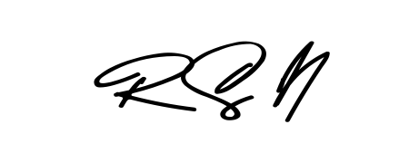 Generate high-definition signature styles for R S N. The Asem Kandis PERSONAL USE typeface ensures crisp legibility and sophisticated design. R S N signature style 9 images and pictures png