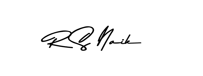 Design your own signature with our free online signature maker. With this signature software, you can create a handwritten (Asem Kandis PERSONAL USE) signature for name R S Naik. R S Naik signature style 9 images and pictures png