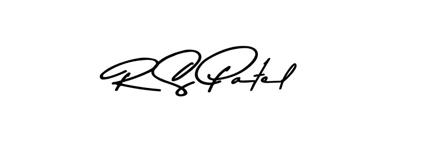 How to make R S Patel name signature. Use Asem Kandis PERSONAL USE style for creating short signs online. This is the latest handwritten sign. R S Patel signature style 9 images and pictures png