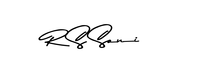 R S Soni stylish signature style. Best Handwritten Sign (Asem Kandis PERSONAL USE) for my name. Handwritten Signature Collection Ideas for my name R S Soni. R S Soni signature style 9 images and pictures png