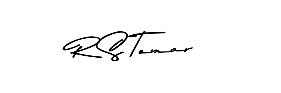 Design your own signature with our free online signature maker. With this signature software, you can create a handwritten (Asem Kandis PERSONAL USE) signature for name R S Tomar. R S Tomar signature style 9 images and pictures png