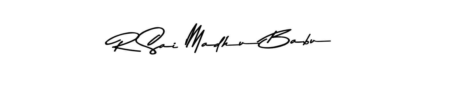 Make a short R Sai Madhu Babu signature style. Manage your documents anywhere anytime using Asem Kandis PERSONAL USE. Create and add eSignatures, submit forms, share and send files easily. R Sai Madhu Babu signature style 9 images and pictures png