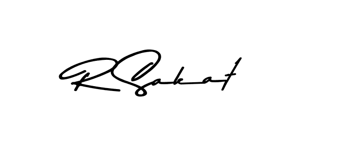 Make a beautiful signature design for name R Sakat. With this signature (Asem Kandis PERSONAL USE) style, you can create a handwritten signature for free. R Sakat signature style 9 images and pictures png