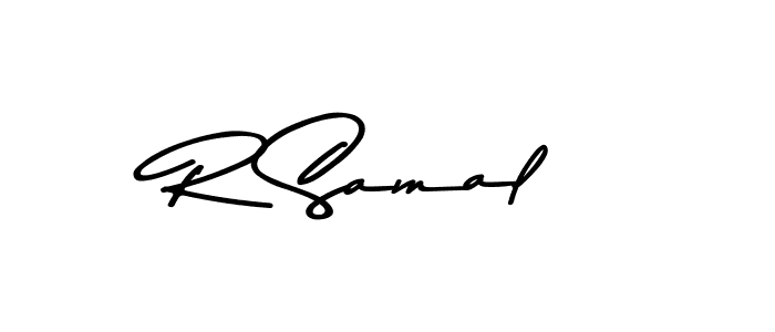 R Samal stylish signature style. Best Handwritten Sign (Asem Kandis PERSONAL USE) for my name. Handwritten Signature Collection Ideas for my name R Samal. R Samal signature style 9 images and pictures png