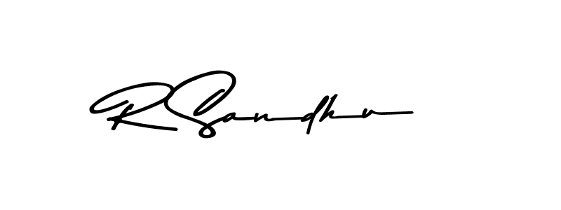 The best way (Asem Kandis PERSONAL USE) to make a short signature is to pick only two or three words in your name. The name R Sandhu include a total of six letters. For converting this name. R Sandhu signature style 9 images and pictures png