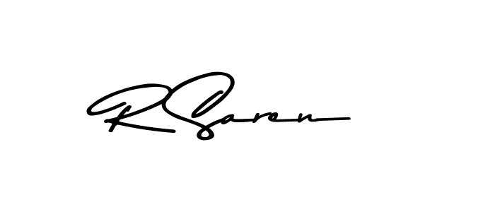 Similarly Asem Kandis PERSONAL USE is the best handwritten signature design. Signature creator online .You can use it as an online autograph creator for name R Saren. R Saren signature style 9 images and pictures png