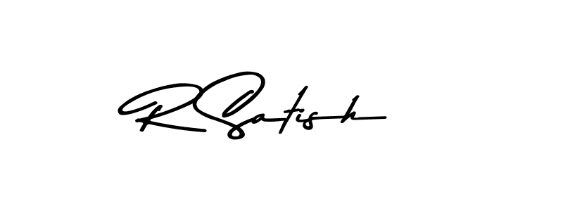 This is the best signature style for the R Satish name. Also you like these signature font (Asem Kandis PERSONAL USE). Mix name signature. R Satish signature style 9 images and pictures png
