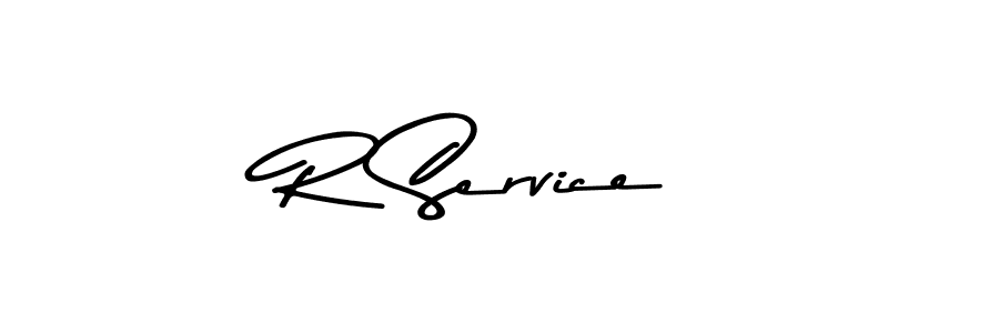 How to make R Service name signature. Use Asem Kandis PERSONAL USE style for creating short signs online. This is the latest handwritten sign. R Service signature style 9 images and pictures png