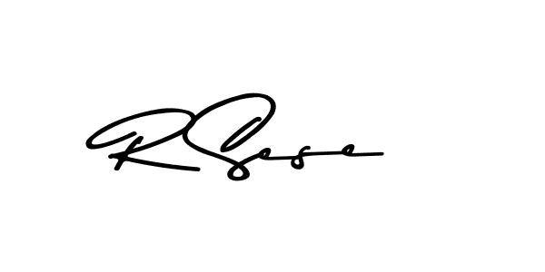 Create a beautiful signature design for name R Sese. With this signature (Asem Kandis PERSONAL USE) fonts, you can make a handwritten signature for free. R Sese signature style 9 images and pictures png