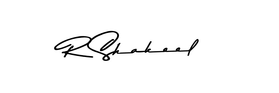 R Shakeel stylish signature style. Best Handwritten Sign (Asem Kandis PERSONAL USE) for my name. Handwritten Signature Collection Ideas for my name R Shakeel. R Shakeel signature style 9 images and pictures png