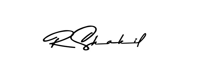 This is the best signature style for the R Shakil name. Also you like these signature font (Asem Kandis PERSONAL USE). Mix name signature. R Shakil signature style 9 images and pictures png