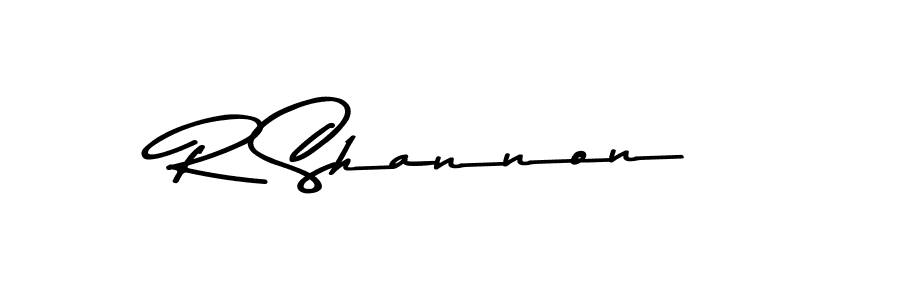 You should practise on your own different ways (Asem Kandis PERSONAL USE) to write your name (R Shannon) in signature. don't let someone else do it for you. R Shannon signature style 9 images and pictures png