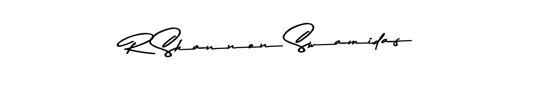 You can use this online signature creator to create a handwritten signature for the name R Shannon Swamidas. This is the best online autograph maker. R Shannon Swamidas signature style 9 images and pictures png