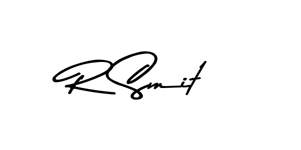 Create a beautiful signature design for name R Smit. With this signature (Asem Kandis PERSONAL USE) fonts, you can make a handwritten signature for free. R Smit signature style 9 images and pictures png