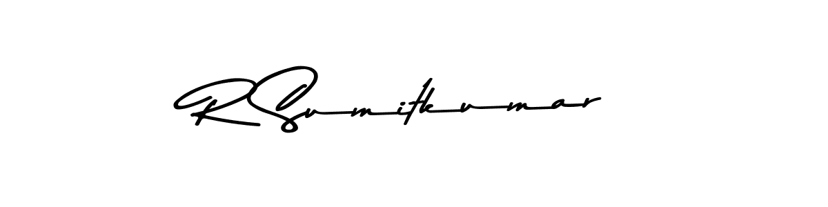 Make a beautiful signature design for name R Sumitkumar. Use this online signature maker to create a handwritten signature for free. R Sumitkumar signature style 9 images and pictures png