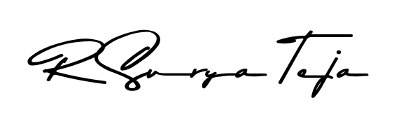 Use a signature maker to create a handwritten signature online. With this signature software, you can design (Asem Kandis PERSONAL USE) your own signature for name R Surya Teja. R Surya Teja signature style 9 images and pictures png