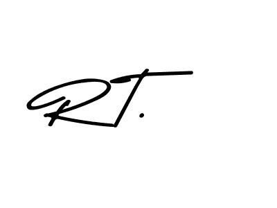 Use a signature maker to create a handwritten signature online. With this signature software, you can design (Asem Kandis PERSONAL USE) your own signature for name R T.. R T. signature style 9 images and pictures png