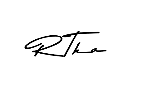 Design your own signature with our free online signature maker. With this signature software, you can create a handwritten (Asem Kandis PERSONAL USE) signature for name R Tha. R Tha signature style 9 images and pictures png