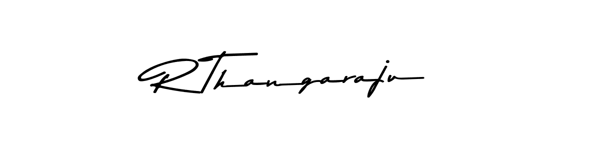 Make a beautiful signature design for name R Thangaraju. With this signature (Asem Kandis PERSONAL USE) style, you can create a handwritten signature for free. R Thangaraju signature style 9 images and pictures png