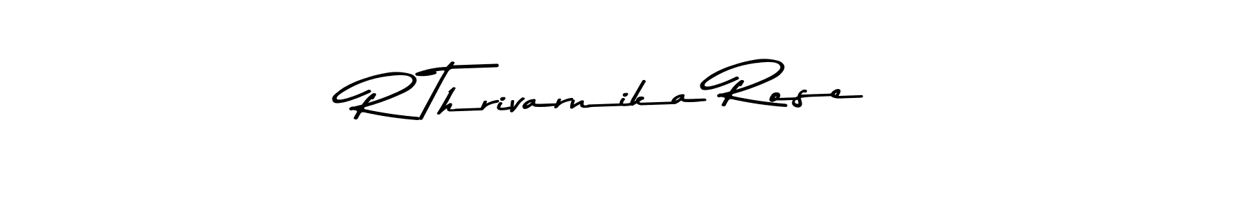 It looks lik you need a new signature style for name R Thrivarnika Rose. Design unique handwritten (Asem Kandis PERSONAL USE) signature with our free signature maker in just a few clicks. R Thrivarnika Rose signature style 9 images and pictures png