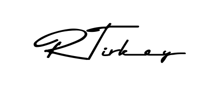 Elevate your brand with a stunning R Tirkey eSignature. The Asem Kandis PERSONAL USE style provides a balanced, flowing aesthetic for everyday signing. R Tirkey signature style 9 images and pictures png