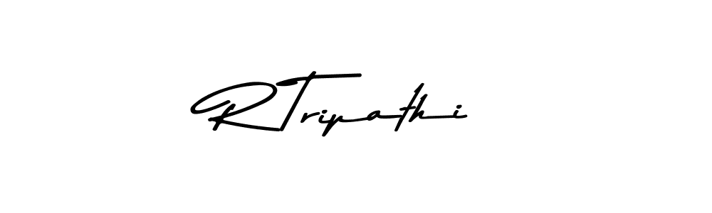 Similarly Asem Kandis PERSONAL USE is the best handwritten signature design. Signature creator online .You can use it as an online autograph creator for name R Tripathi. R Tripathi signature style 9 images and pictures png