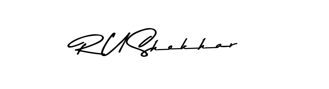 How to make R U Shekhar signature? Asem Kandis PERSONAL USE is a professional autograph style. Create handwritten signature for R U Shekhar name. R U Shekhar signature style 9 images and pictures png