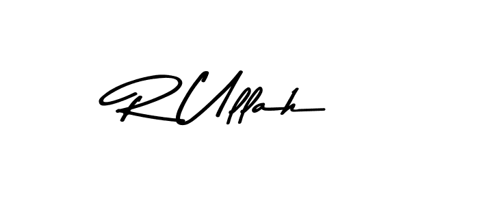 Here are the top 10 professional signature styles for the name R Ullah. These are the best autograph styles you can use for your name. R Ullah signature style 9 images and pictures png