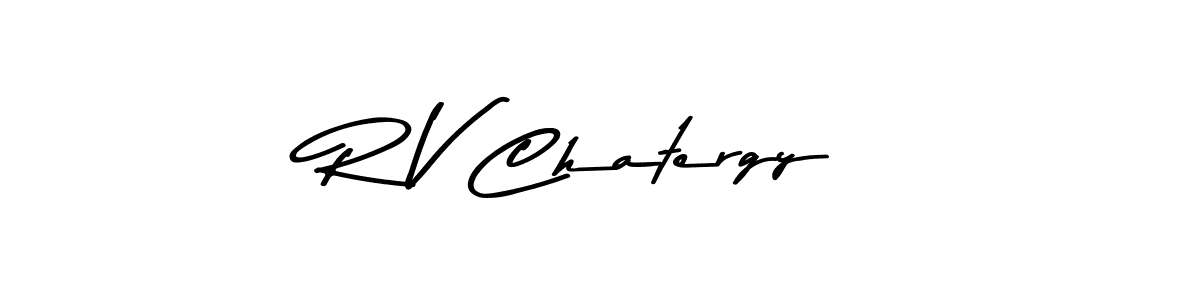 Make a beautiful signature design for name R V Chatergy. Use this online signature maker to create a handwritten signature for free. R V Chatergy signature style 9 images and pictures png