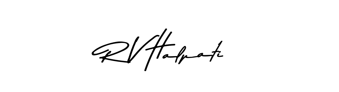 Best and Professional Signature Style for R V Halpati. Asem Kandis PERSONAL USE Best Signature Style Collection. R V Halpati signature style 9 images and pictures png
