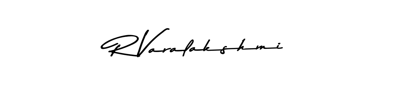 Also we have R Varalakshmi name is the best signature style. Create professional handwritten signature collection using Asem Kandis PERSONAL USE autograph style. R Varalakshmi signature style 9 images and pictures png