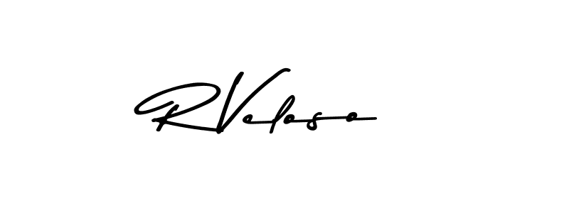 This is the best signature style for the R Veloso name. Also you like these signature font (Asem Kandis PERSONAL USE). Mix name signature. R Veloso signature style 9 images and pictures png