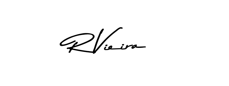 R Vieira stylish signature style. Best Handwritten Sign (Asem Kandis PERSONAL USE) for my name. Handwritten Signature Collection Ideas for my name R Vieira. R Vieira signature style 9 images and pictures png