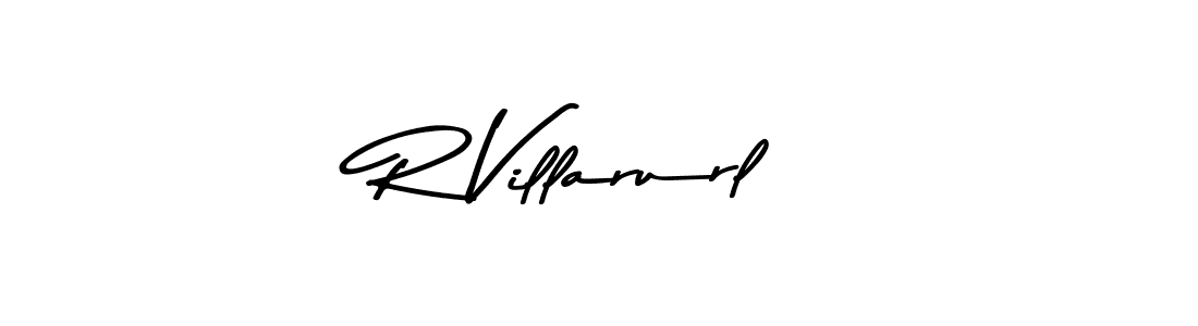 Make a beautiful signature design for name R Villarurl. With this signature (Asem Kandis PERSONAL USE) style, you can create a handwritten signature for free. R Villarurl signature style 9 images and pictures png