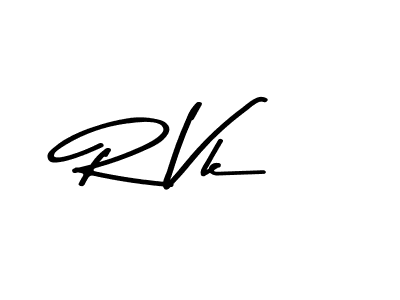 Also we have R Vk name is the best signature style. Create professional handwritten signature collection using Asem Kandis PERSONAL USE autograph style. R Vk signature style 9 images and pictures png