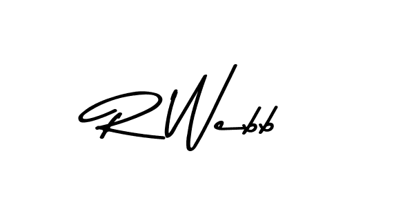 Use a signature maker to create a handwritten signature online. With this signature software, you can design (Asem Kandis PERSONAL USE) your own signature for name R Webb. R Webb signature style 9 images and pictures png